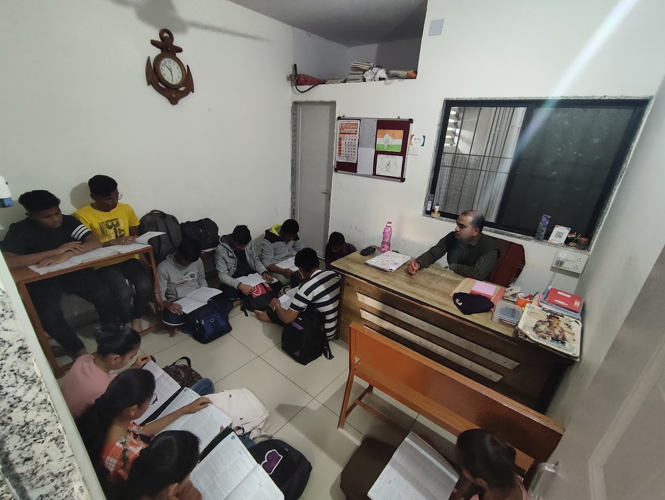 Modern air-conditioned classrooms with audio-visual learning